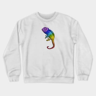 rainbow chameleon Crewneck Sweatshirt